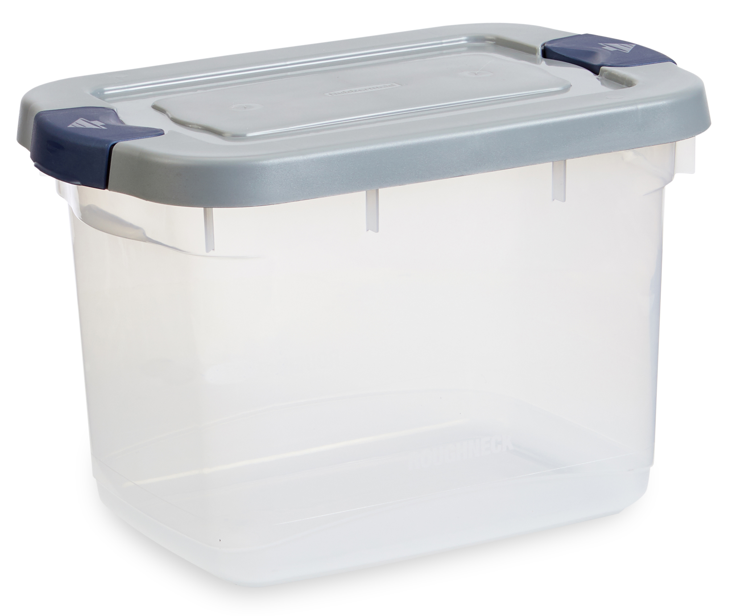 Dropship 36 Qt. Plastic Storage Bin Tote Organizer Containers With Locking  Lids Clear With Gray Lids (6-Pack) to Sell Online at a Lower Price
